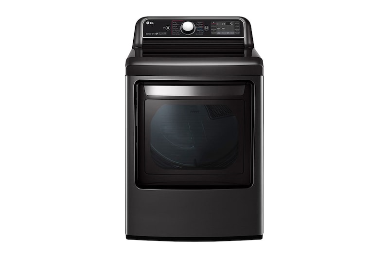 LG 7.3 cu.ft. TurboSteam™ Dryer with EasyLoad™ Dual-opening Door, DLEX7900BE