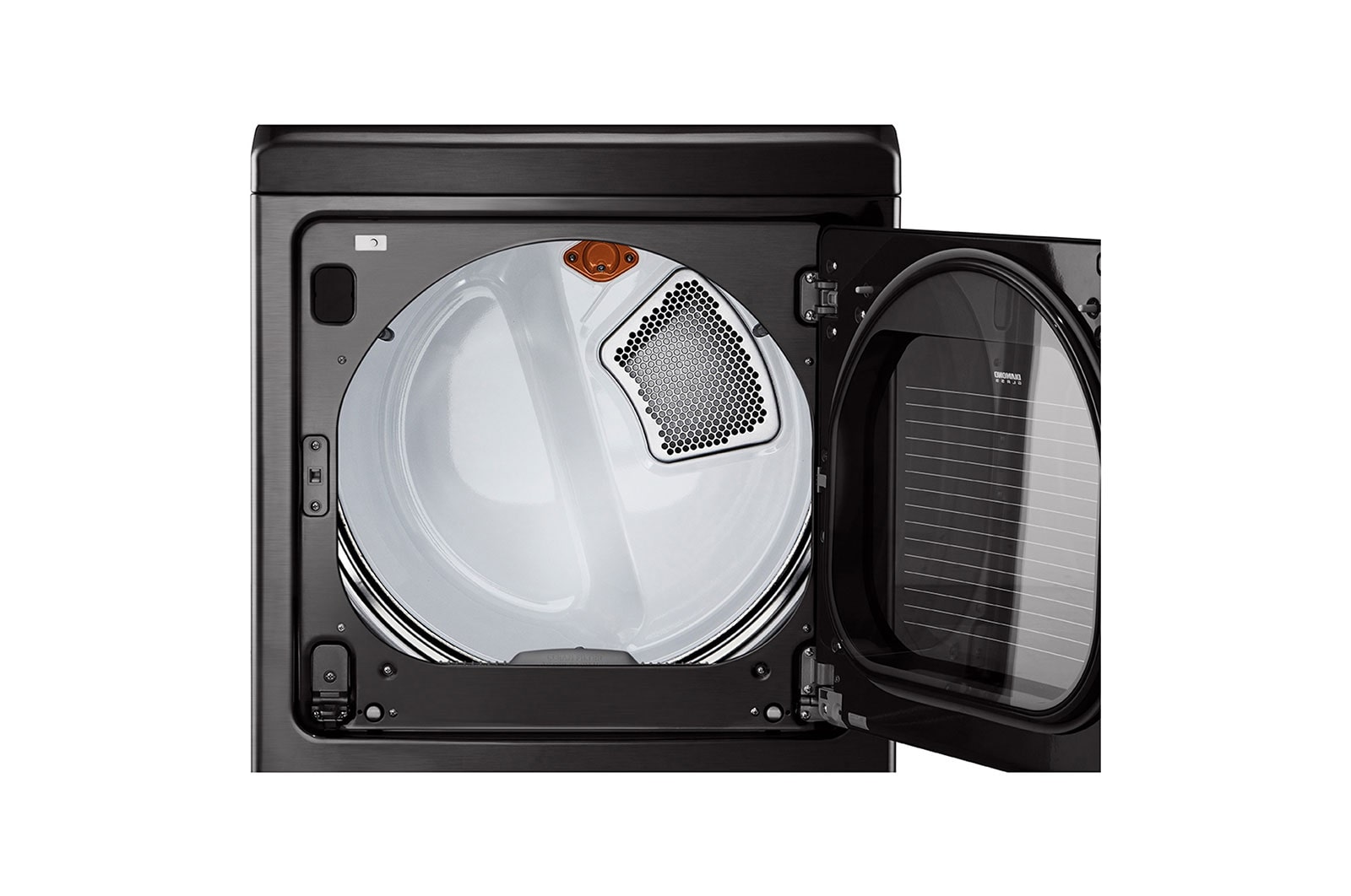 LG 7.3 cu.ft. TurboSteam™ Dryer with EasyLoad™ Dual-opening Door, DLEX7900BE