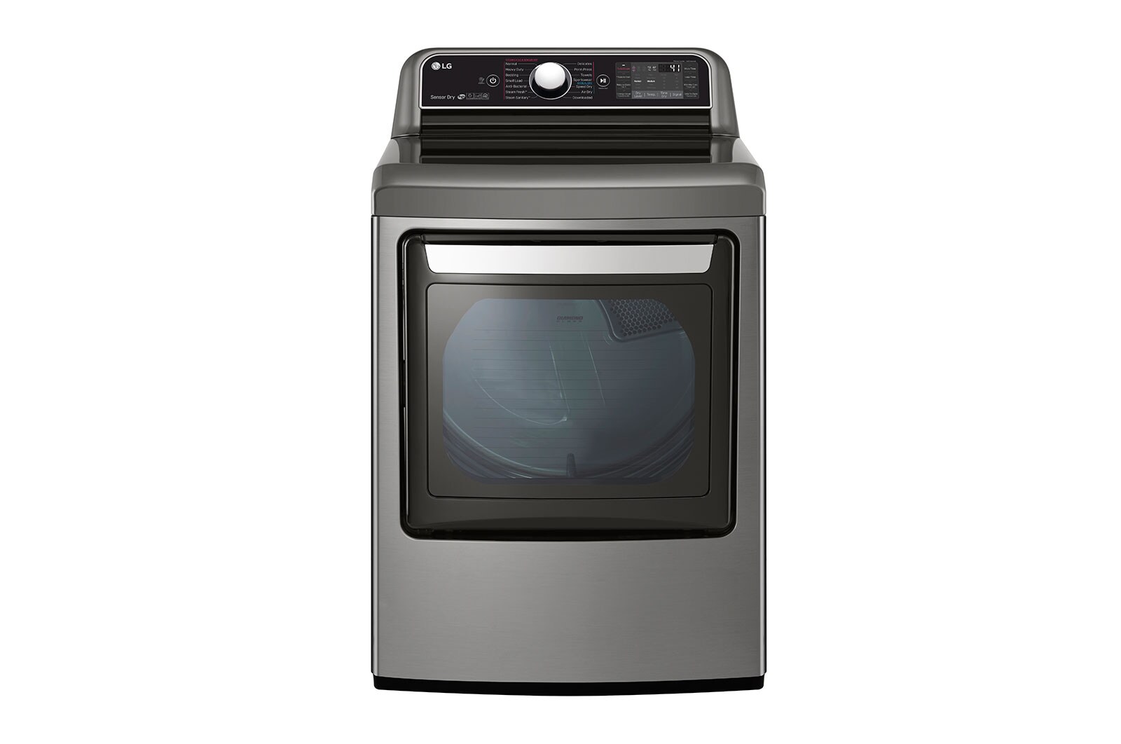 LG 7.3 cu.ft. TurboSteam™ Dryer with EasyLoad™ Dual-opening Door, DLEX7900VE