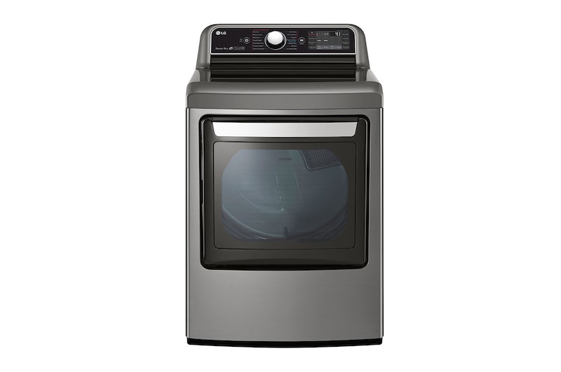 LG 7.3 cu.ft. TurboSteam™ Dryer with EasyLoad™ Dual-opening Door, DLEX7900VE