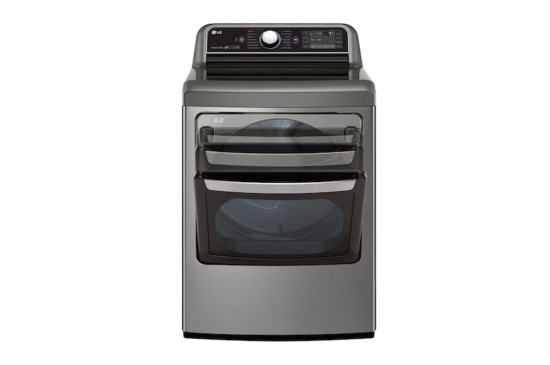 LG 7.3 cu.ft. TurboSteam™ Dryer with EasyLoad™ Dual-opening Door, DLEX7900VE
