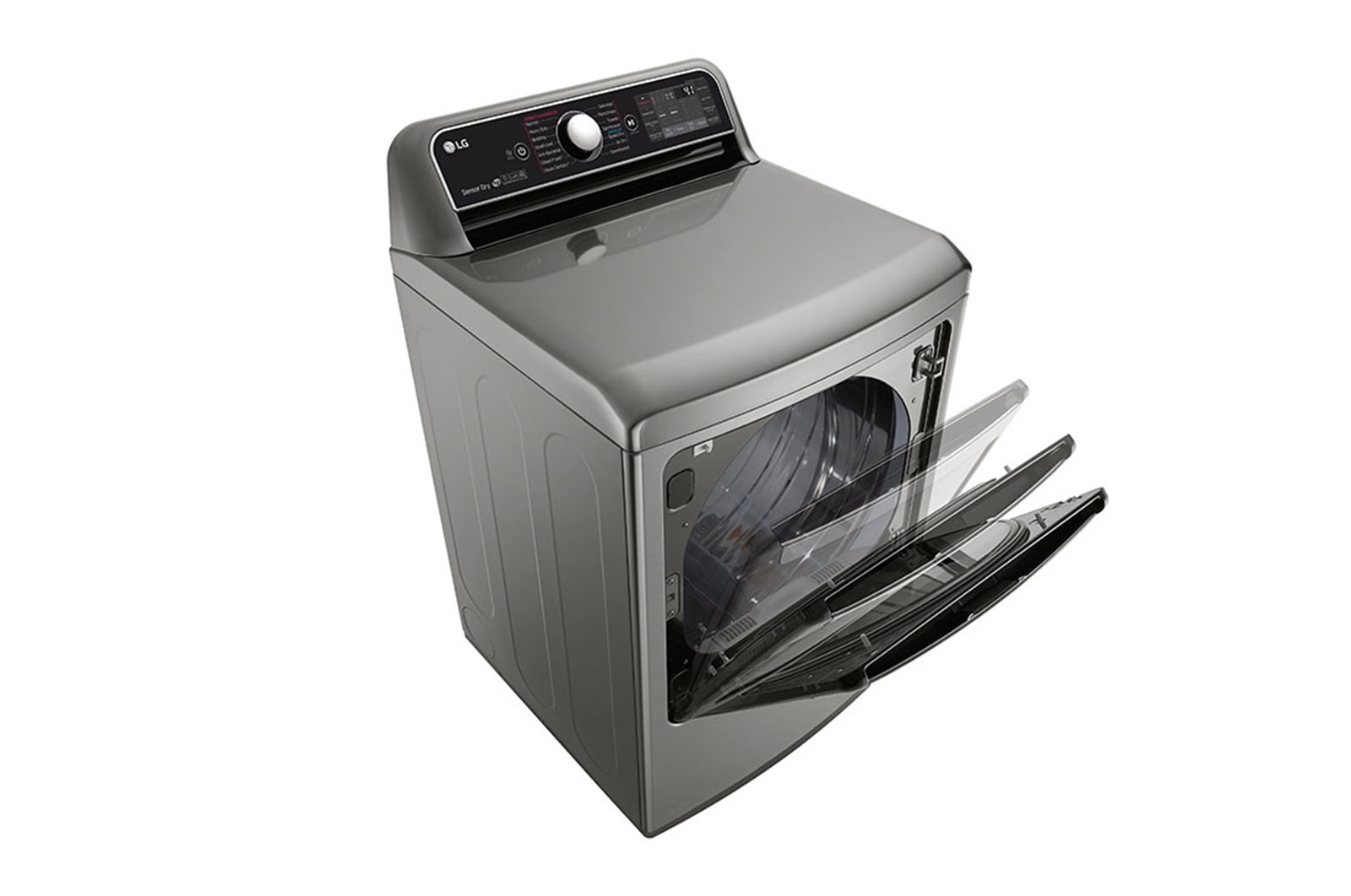 LG 7.3 cu.ft. TurboSteam™ Dryer with EasyLoad™ Dual-opening Door, DLEX7900VE