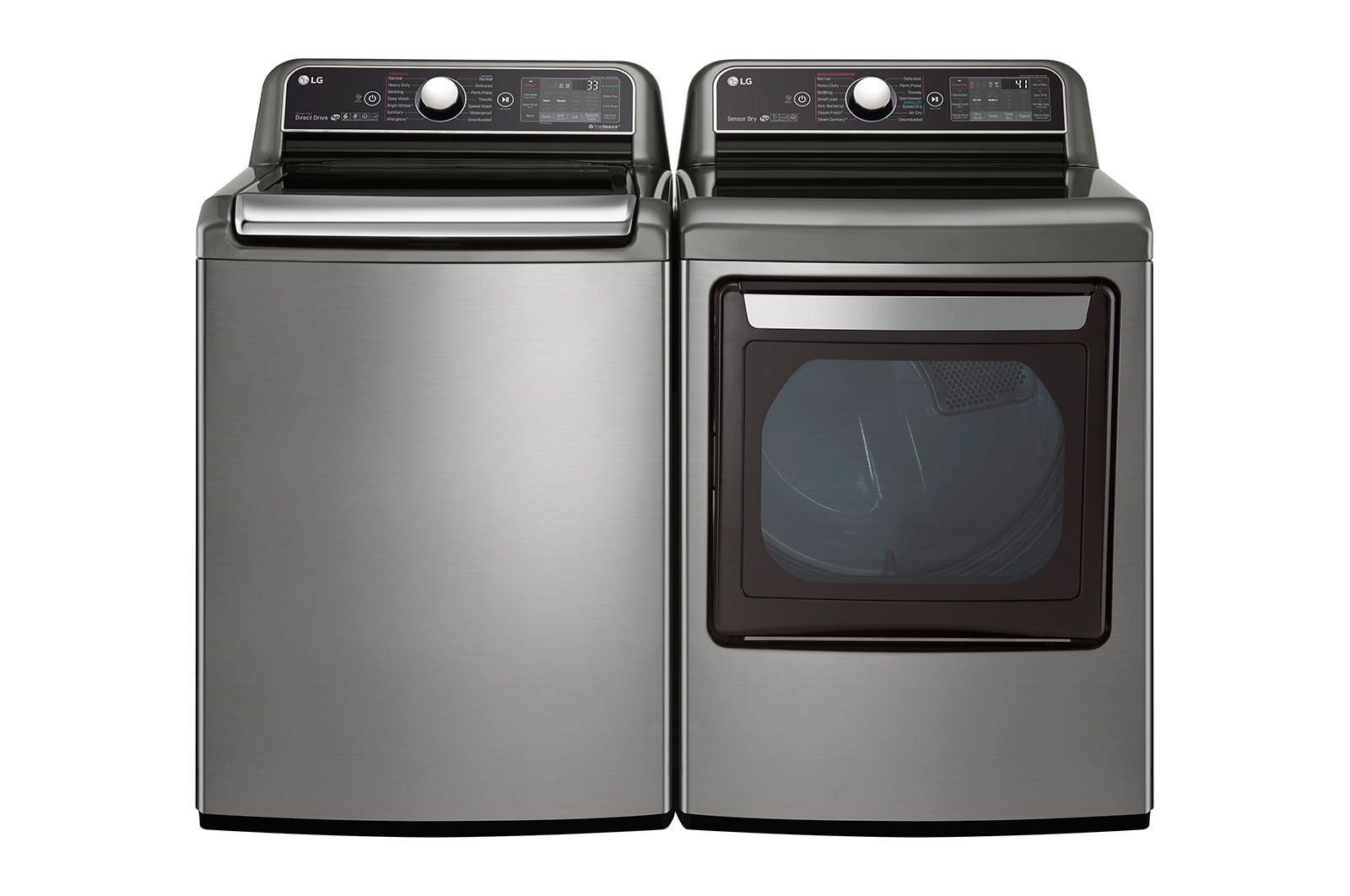 LG 7.3 cu.ft. TurboSteam™ Dryer with EasyLoad™ Dual-opening Door, DLEX7900VE