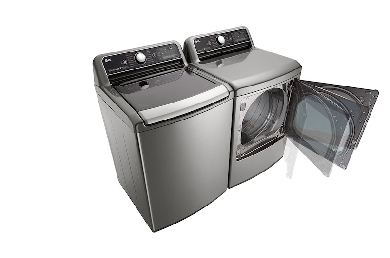 LG 7.3 cu.ft. TurboSteam™ Dryer with EasyLoad™ Dual-opening Door, DLEX7900VE