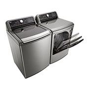 LG 7.3 cu.ft. TurboSteam™ Dryer with EasyLoad™ Dual-opening Door, DLEX7900VE