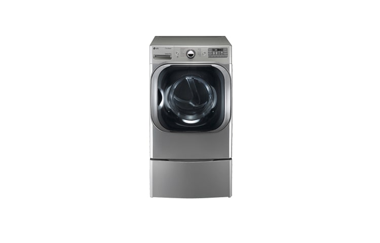 Front view of 9.0 cu.ft. Mega Capacity Electric Dryer with TrueSteam™ Technology DLEX8000V