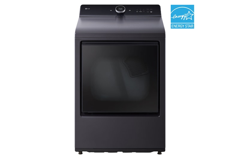 Front view of 7.3 cu. ft. Electric Dryer with TurboSteam®, EasyLoad®, Sensor Dry DLEX8600BE