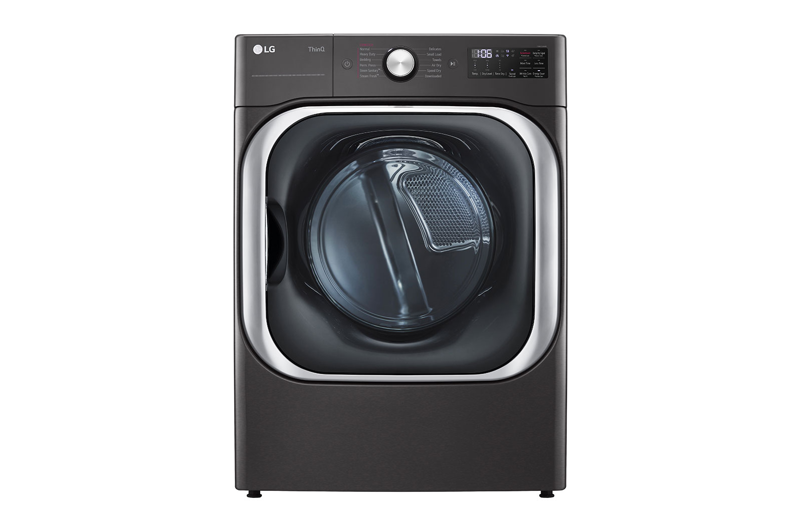 LG 9.0 cu. ft. Mega Capacity Smart wi-fi Enabled Front Load Electric Dryer with TurboSteam™ and Built-In Intelligence, DLEX8900B