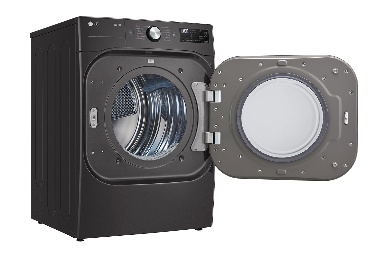 LG 9.0 cu. ft. Mega Capacity Smart wi-fi Enabled Front Load Electric Dryer with TurboSteam™ and Built-In Intelligence, DLEX8900B