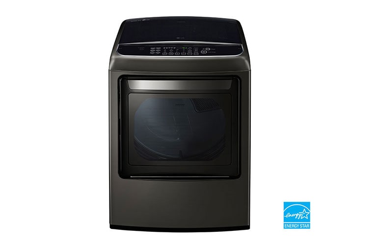 Front view of 7.3 cu. ft. Steam Dryer with Easyload™ DLEY1901KE