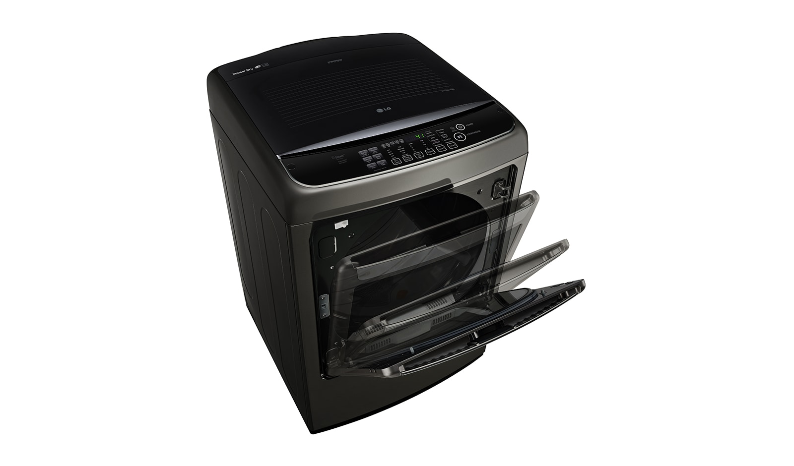 LG 7.3 cu. ft. Steam Dryer with Easyload™, DLEY1901KE
