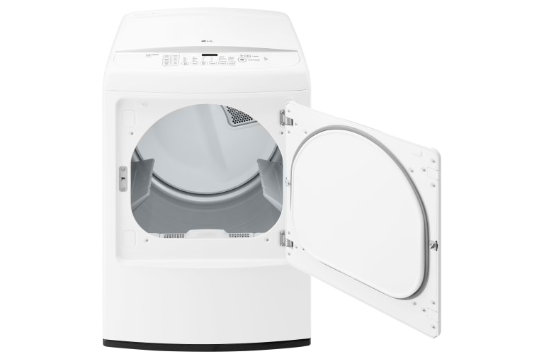 LG 7.3 cu. ft. Ultra Large Capacity High Efficiency Front Control Dryer w/ NFC Tag On, DLG1502W