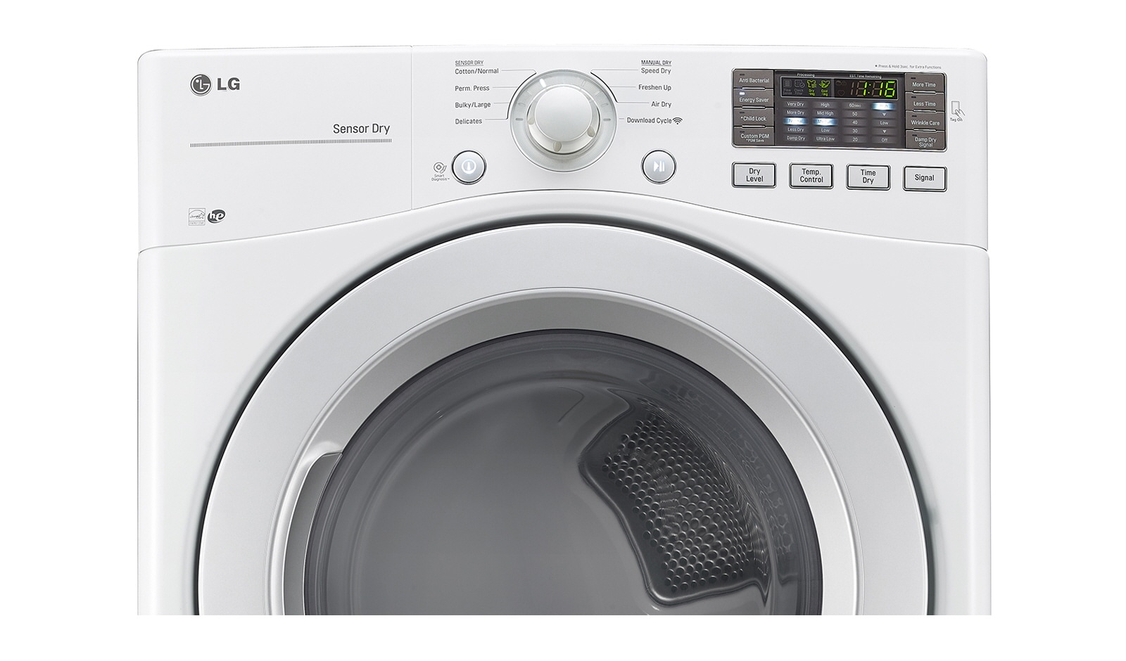 LG 7.4 CU.FT. ULTRA LARGE CAPACITY GAS DRYER WITH SENSOR DRY, DLG3171W