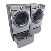 LG 7.4 cu.ft. Ultra Large Capacity Gas SteamDryer™ with NFC Tag on, DLGX3571V