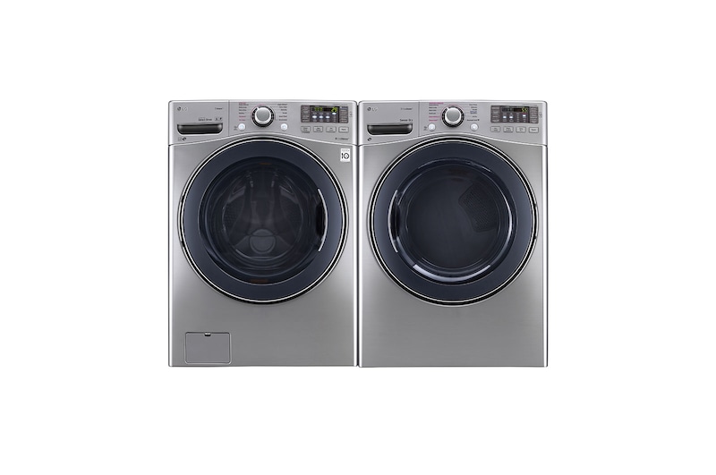 LG 7.4 cu.ft. Ultra Large Capacity Gas SteamDryer™ with NFC Tag on, DLGX3571V