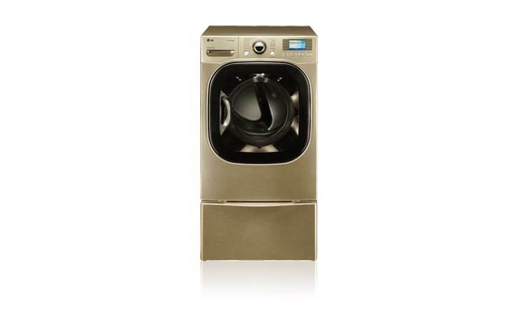 LG 7.4 cu.ft. Ultra-Capacity Gas SteamDryer™ with Color LCD Display, DLGX3886C