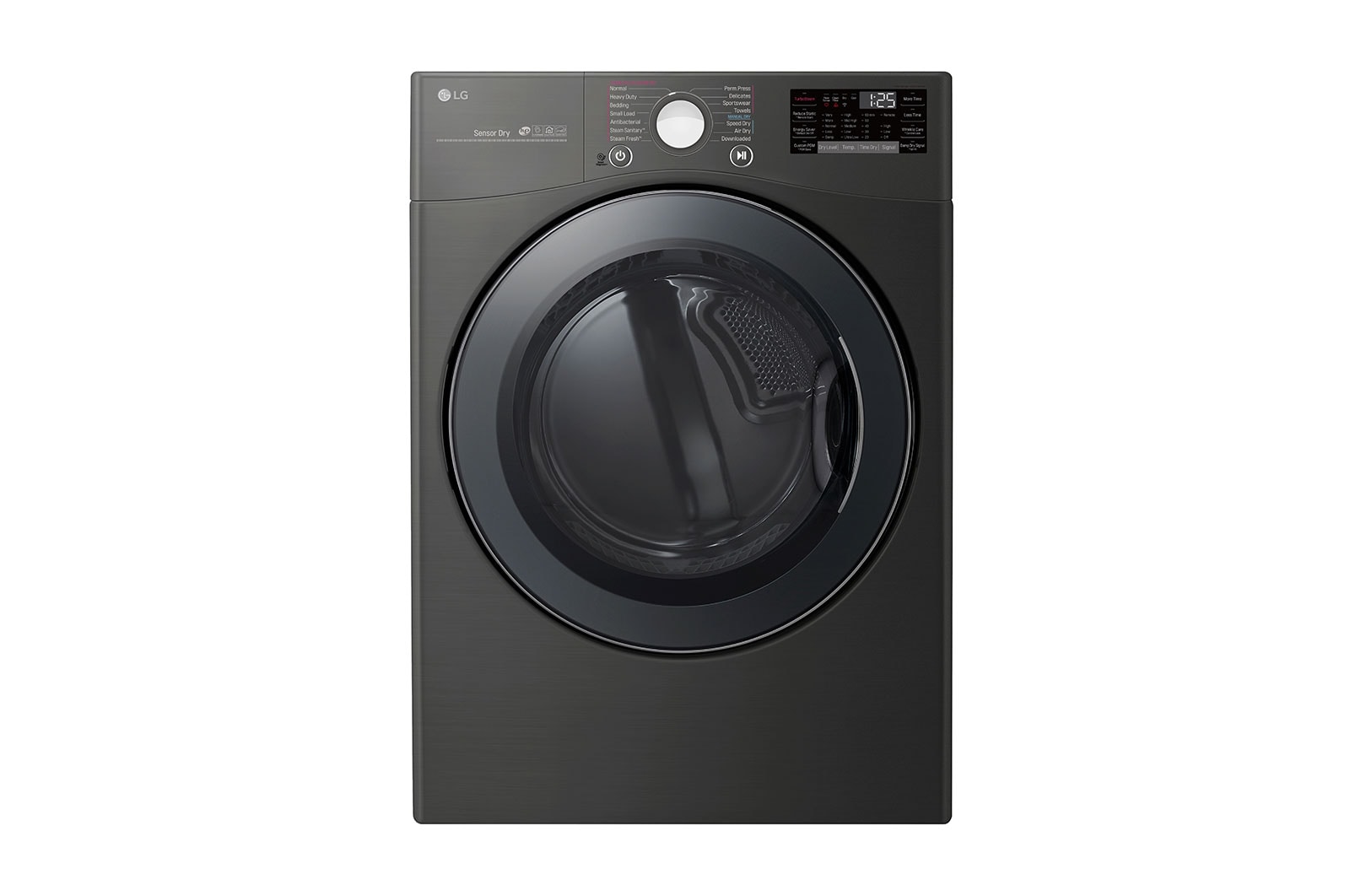 LG 7.4 cu.ft. Smart Wi-Fi Enabled Gas Dryer with TurboSteam™, DLGX3901B