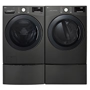 LG 7.4 cu.ft. Smart Wi-Fi Enabled Gas Dryer with TurboSteam™, DLGX3901B
