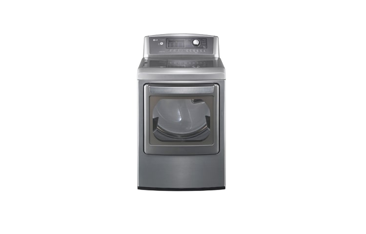 Front view of 7.3 cu.ft. Ultra Large Capacity Gas Dryer with TrueSteam™ Technology DLGX5171V