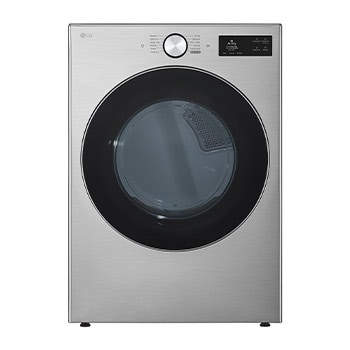 Front view of 7.4 cu. ft. Ultra Large Capacity Electric Dryer with AI Sensor Dry and TurboSteam® DLEX5800V