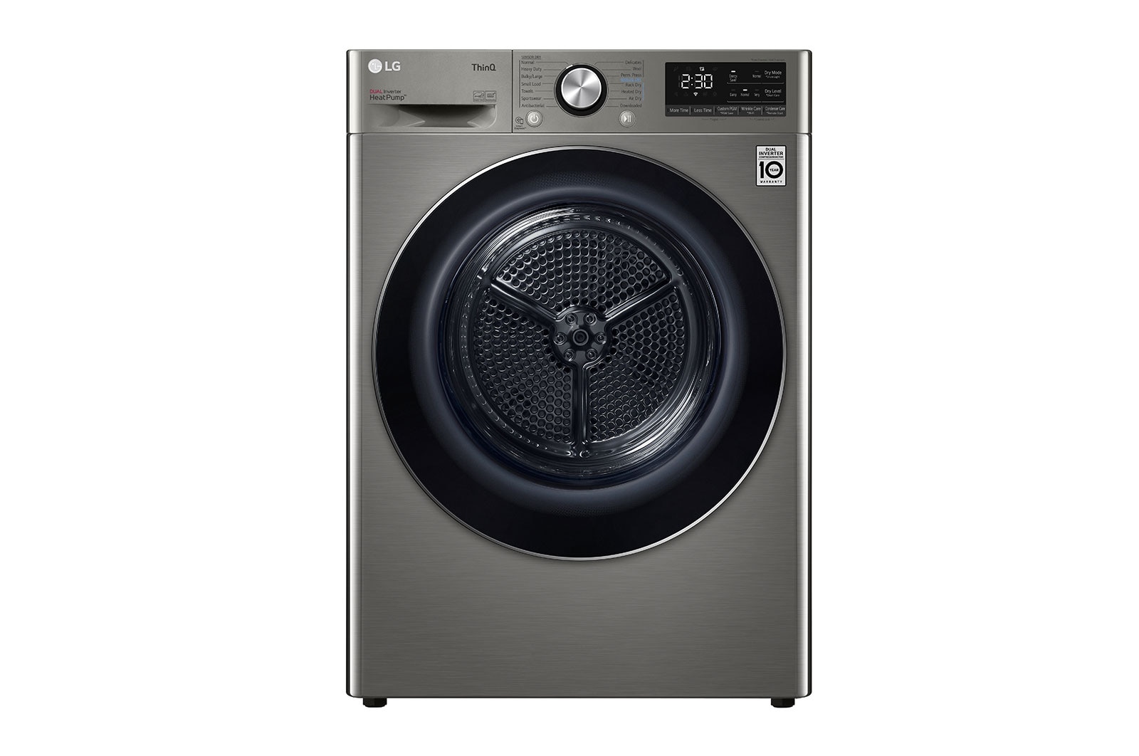 LG 4.2 cu. ft. Capacity Heat Pump Dryer, DLHC1455P