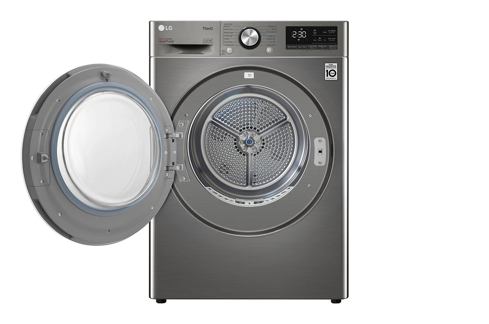 LG 4.2 cu. ft. Capacity Heat Pump Dryer, DLHC1455P