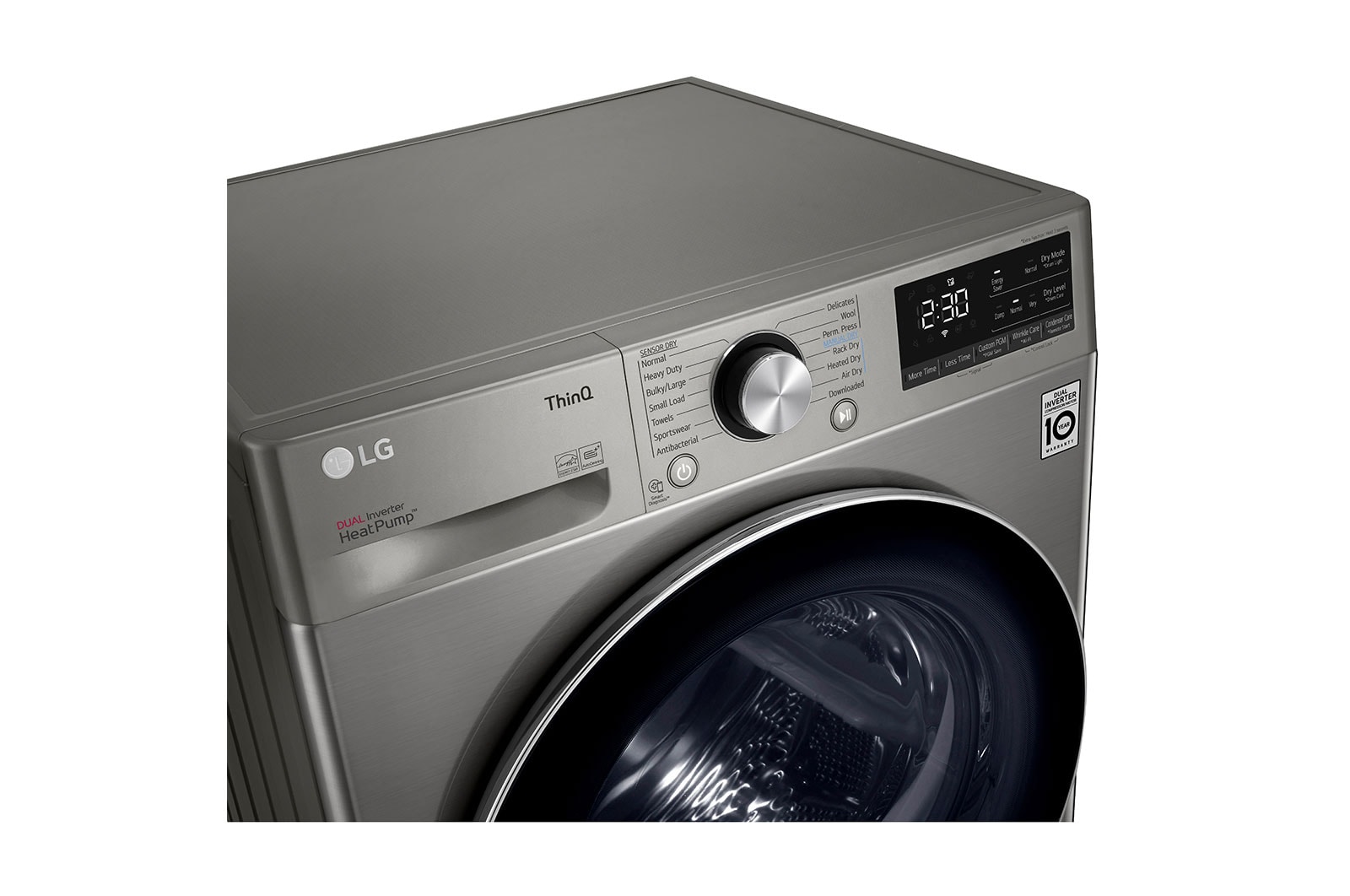 LG 4.2 cu. ft. Capacity Heat Pump Dryer, DLHC1455P