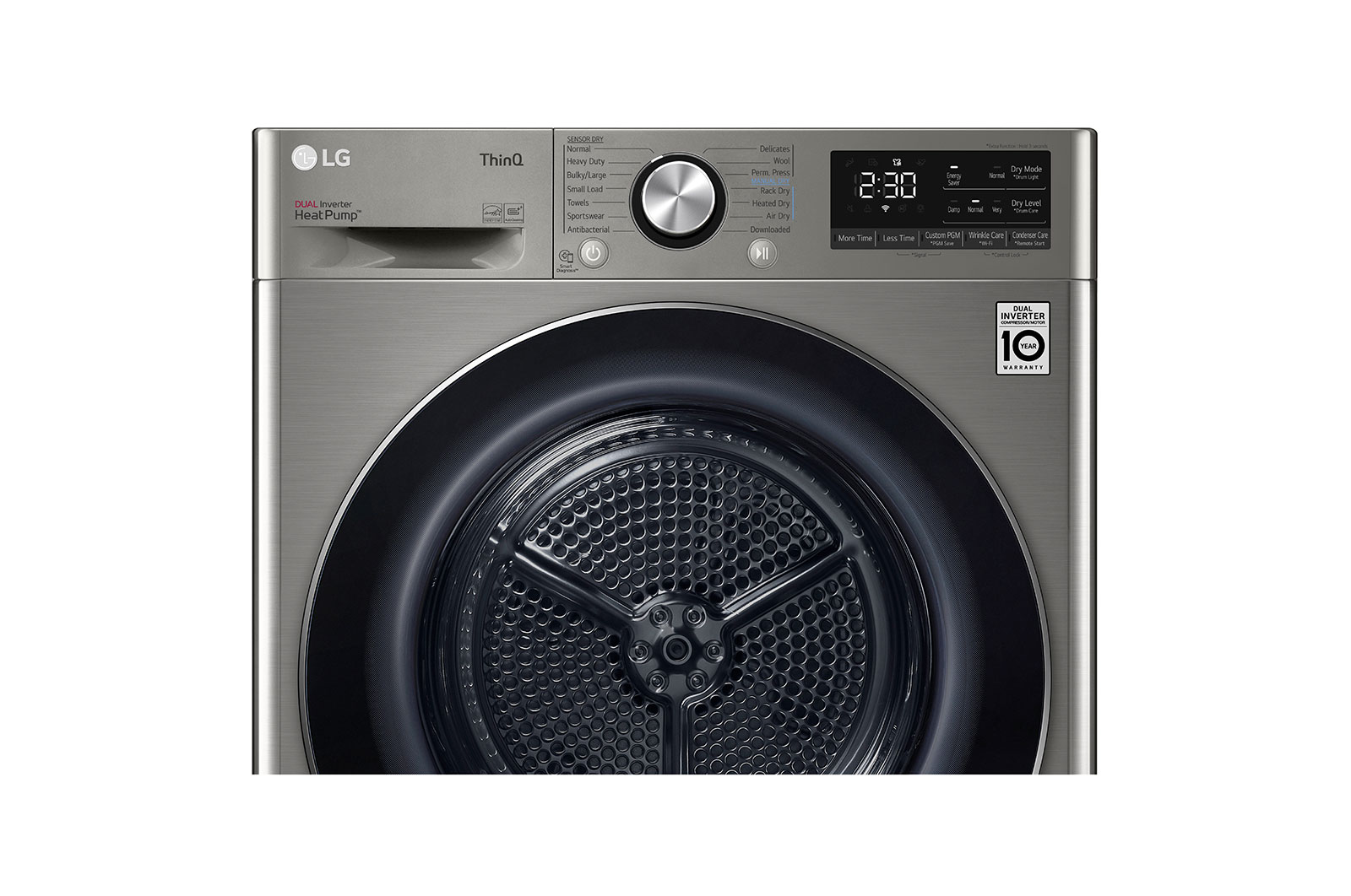 LG 4.2 cu. ft. Capacity Heat Pump Dryer, DLHC1455P