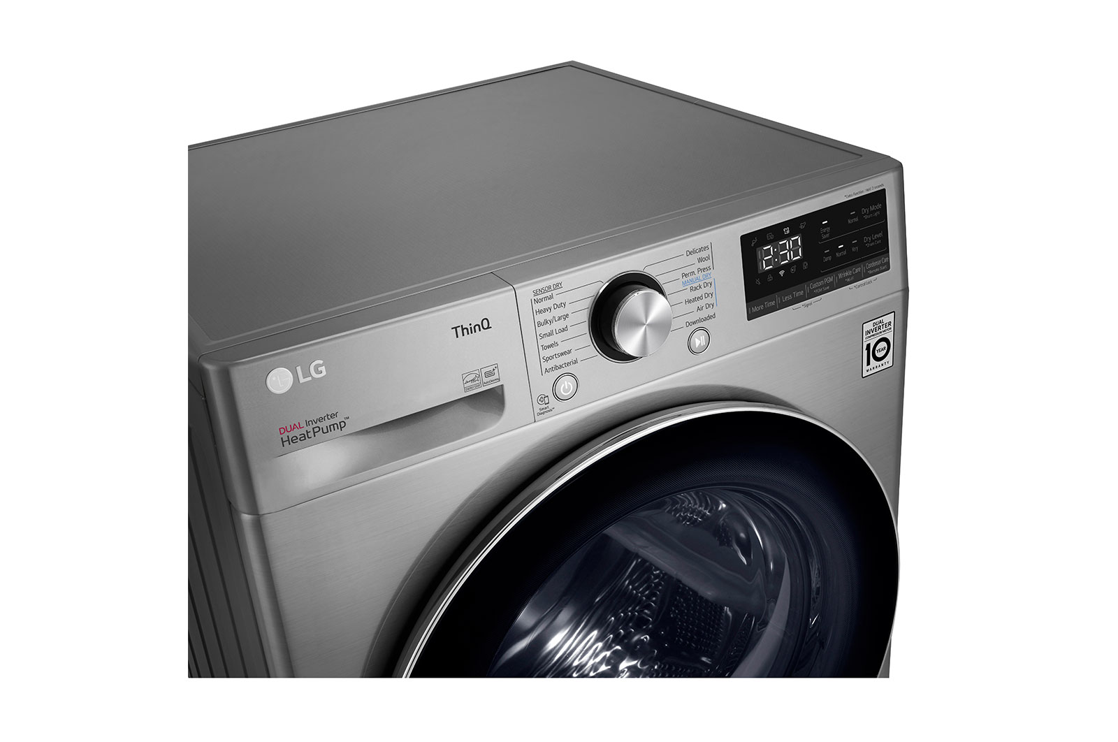 LG 4.2 cu. ft. Capacity Heat Pump Dryer, DLHC1455V