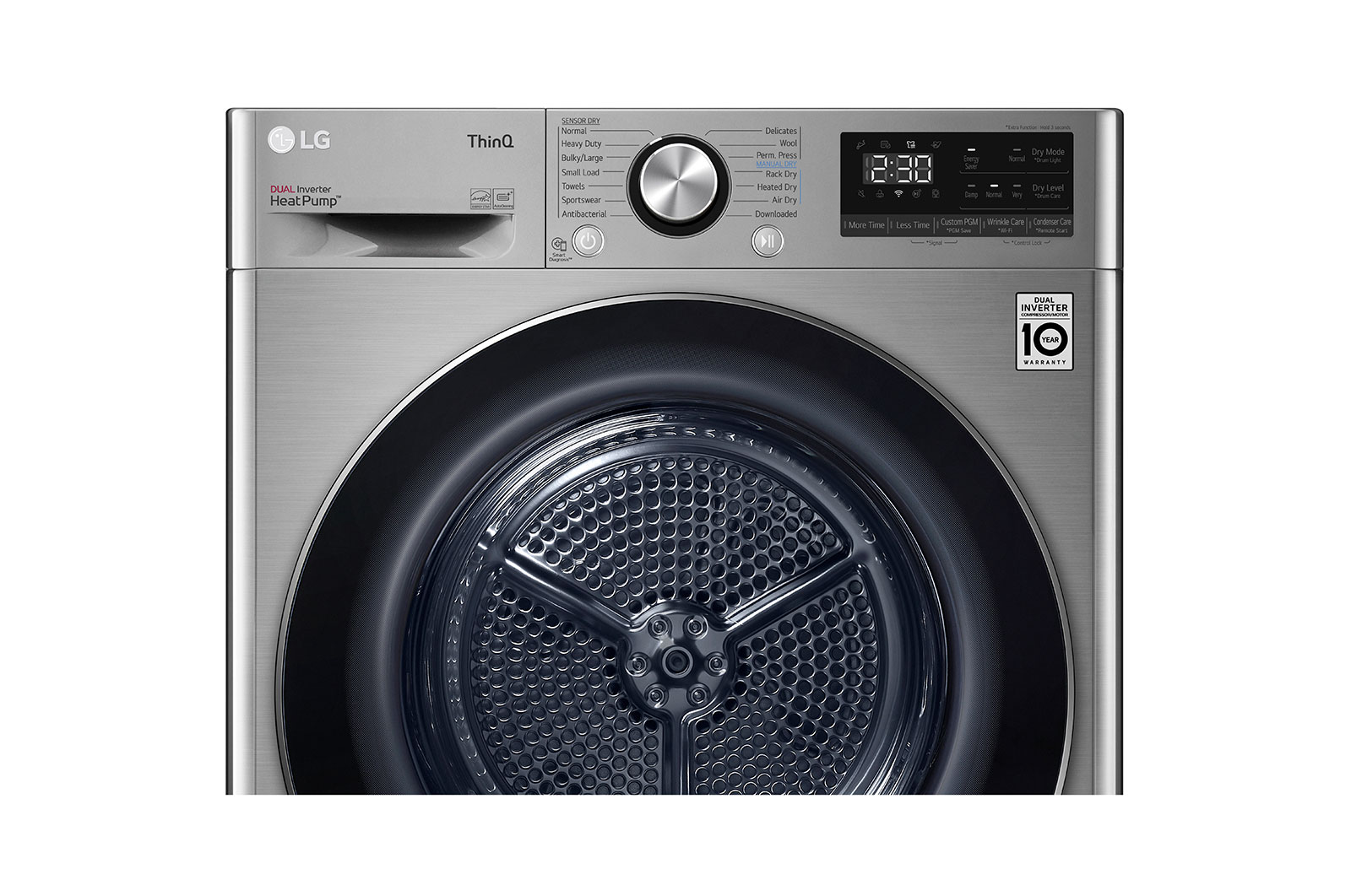 LG 4.2 cu. ft. Capacity Heat Pump Dryer, DLHC1455V