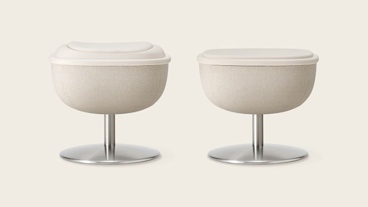 Convertible 2-in-1 ottoman or table with convenient storage