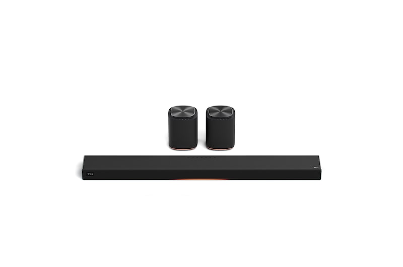 Front view of Sound Suite Immersive Suite 5 (set) with 2 surround speakers (H7 + M5 2ea) M5M5H7