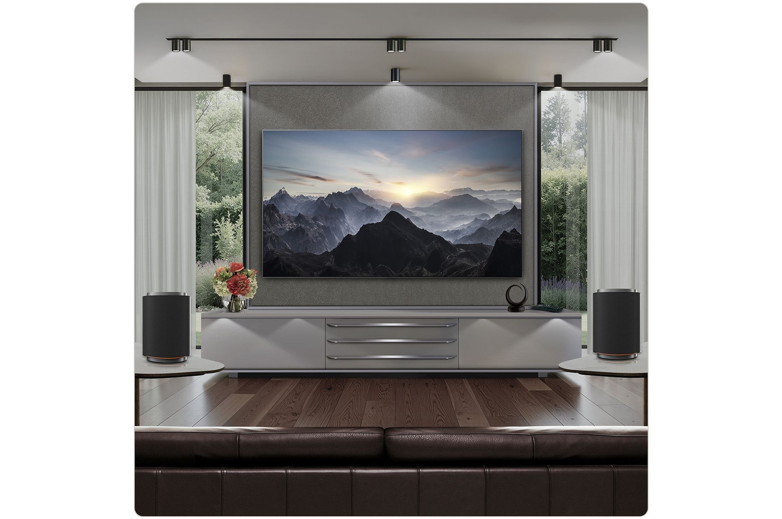 LG Sound Suite Stereo Suite 7 Pro (set) for real surround stereo sound (M7 2ea + W7), M7M7W7