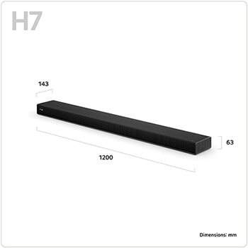 LG Sound Suite Cinema Suite 7 (set) for basic immersive sound (H7 + W7), W7H7