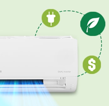 The image of saving energy and the earth through products.