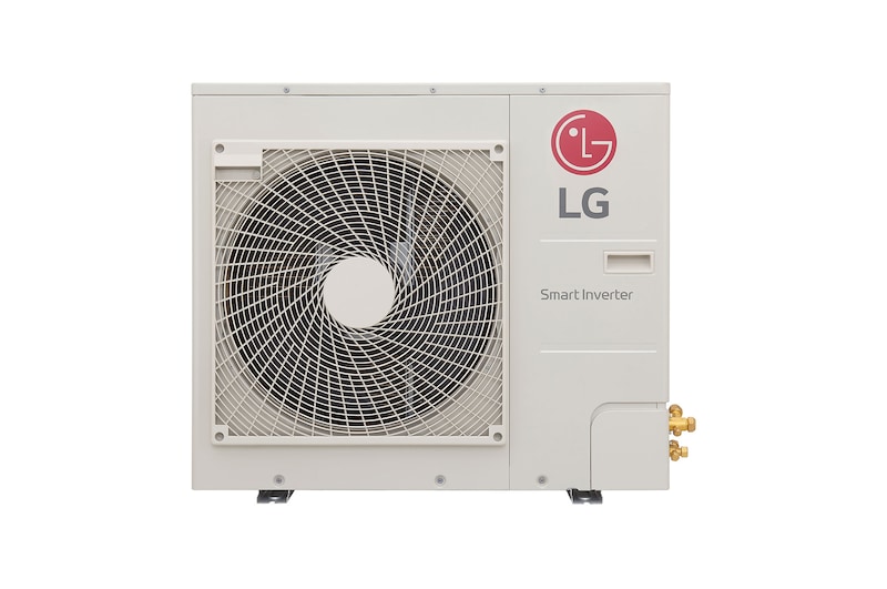 Front view of LG 24,000 BTU Extended Piping Heat Pump Condenser KUSAP241A