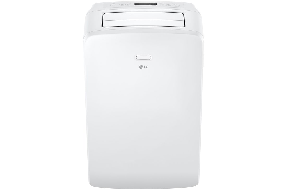 Front view of the LG 12000 BTU Portable Air Conditioner