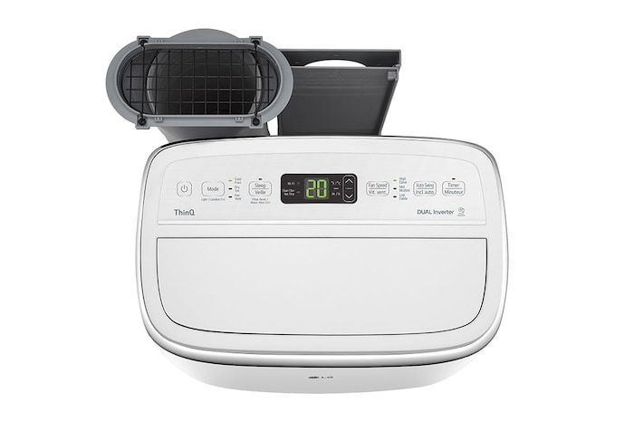 LG 10,000 BTU SACC DUAL Inverter Smart Wi-Fi Portable Air Conditioner, LP1419IVSM