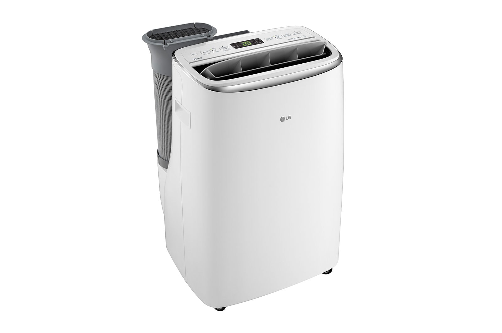 LG 10,000 BTU SACC DUAL Inverter Smart Wi-Fi Portable Air Conditioner, LP1419IVSM