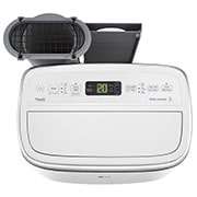 LG 10,000 BTU SACC DUAL Inverter Smart Wi-Fi Portable Air Conditioner, LP1419IVSM