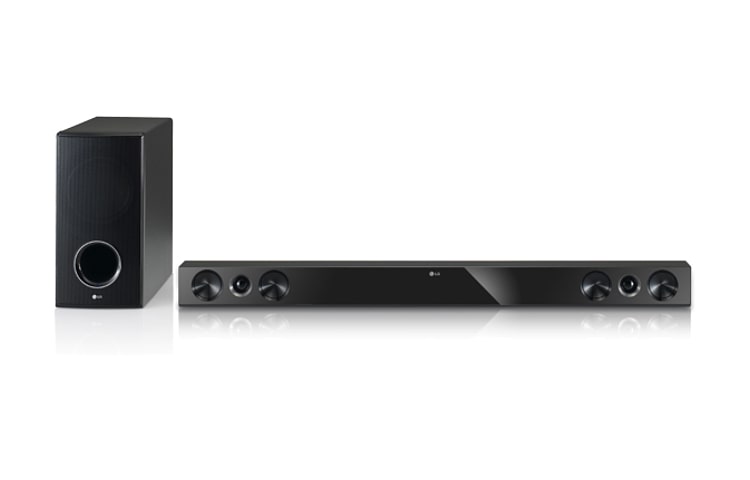 Front view of 300W 2.1 Channel Sound Bar | Wireless Sub Woofer | Bluetooth Streaming NB3520A