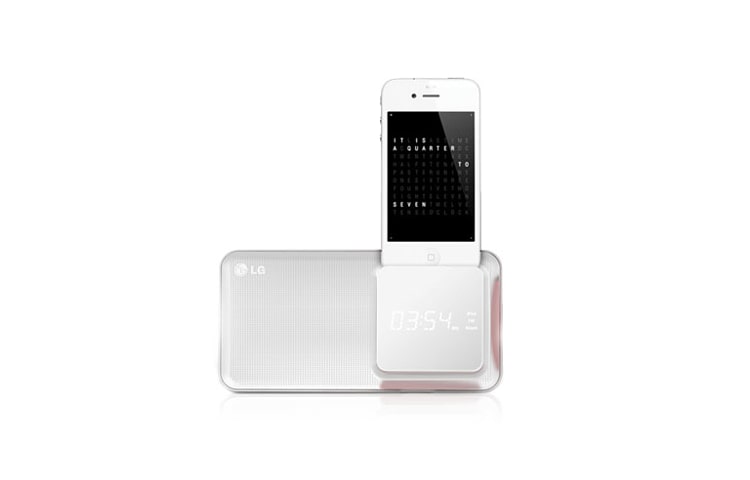 Front view of LG ND1520 5W iPod Dock ND1520