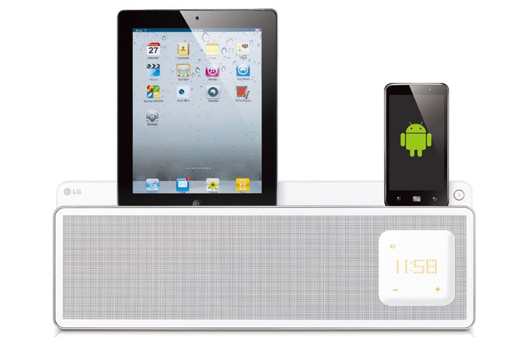 Front view of LG ND5520 30W iPod Dock ND5520
