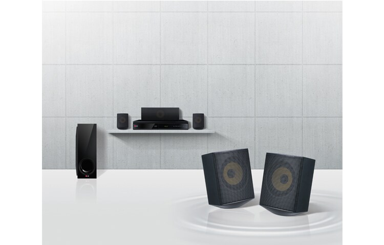 LG Upgrade to a powerful home theatre surround-sound and Full HD 1080p 3D with LG's BH6730S 1000W 5.1ch Smart 3D Home Theatre System. Delivering a room-filling 1000W of 5.1-channel immersive sound from high quality speakers and subwoofer., BH6730S