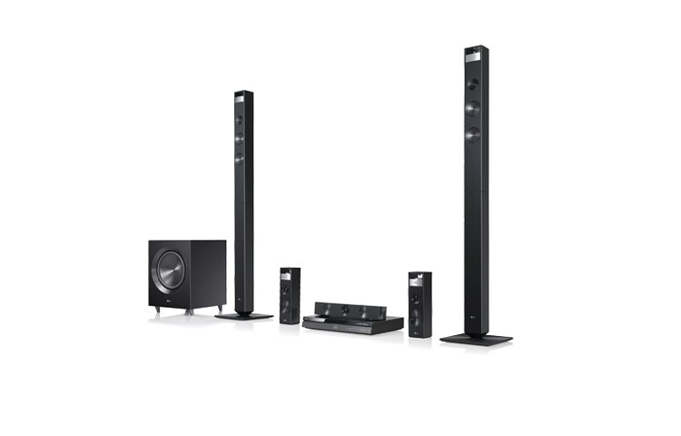 Front view of LG 1080W Home Theatre System | 9.1 Channels | 3D Sound | Smart Share | 2 HDMI™ Inputs BH9420PW