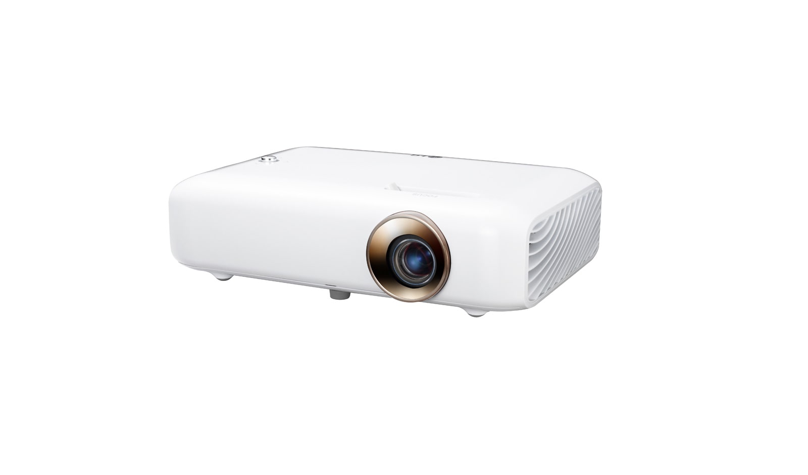 Front view of Minibeam LED Projector with Built-In Battery, Bluetooth Sound Out and Screen Share PH550