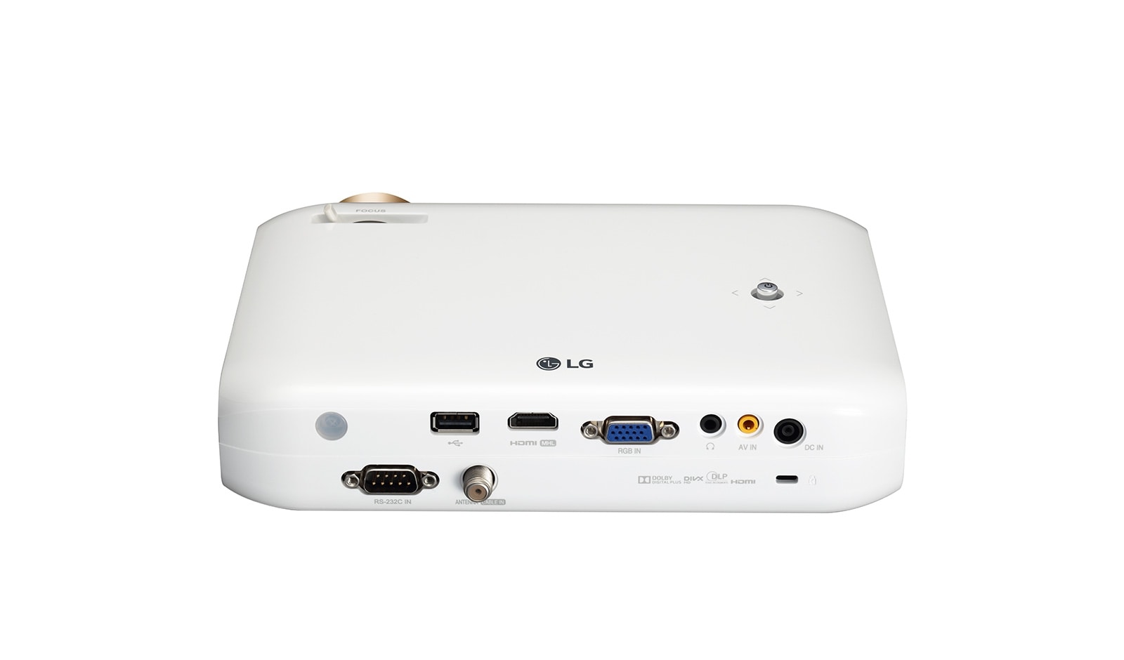 LG 1500 Lumen Minibeam LED Projector With Screen Share and Bluetooth Sound Out, PW1500