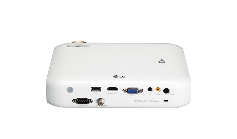 LG 1500 Lumen Minibeam LED Projector With Screen Share and Bluetooth Sound Out, PW1500