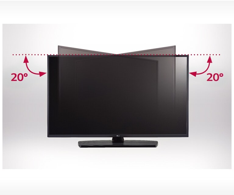 55” UT570H Series UHD TV for Hospitality & Healthcare with ProCentric