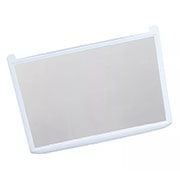 Front Top view of Refrigerator Glass Shelf